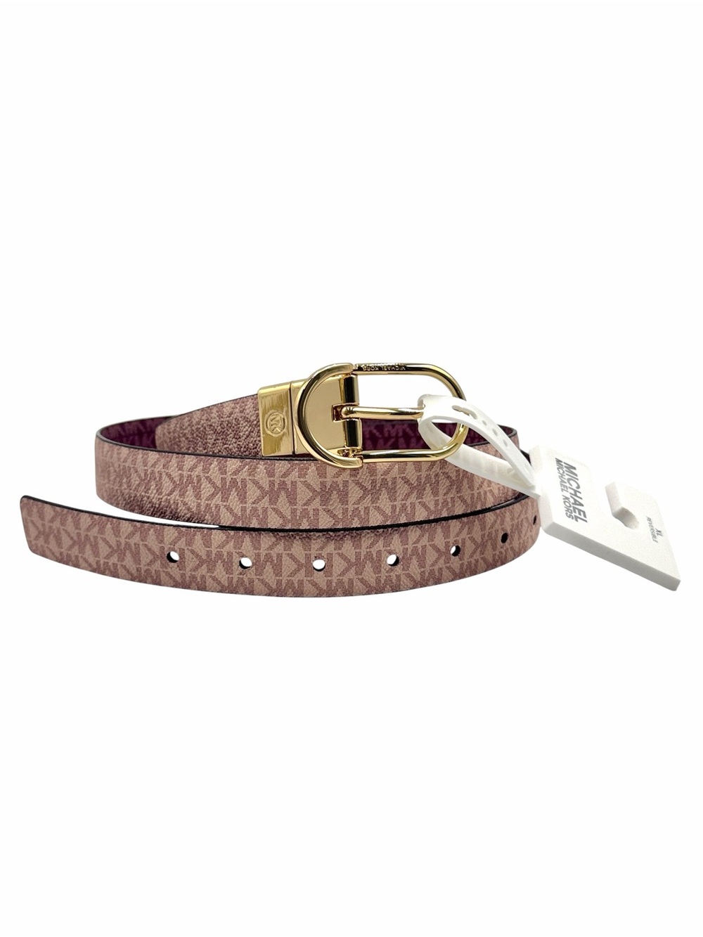 MICHAEL Michael Kors Women's Twist Reversible Belt Size XL